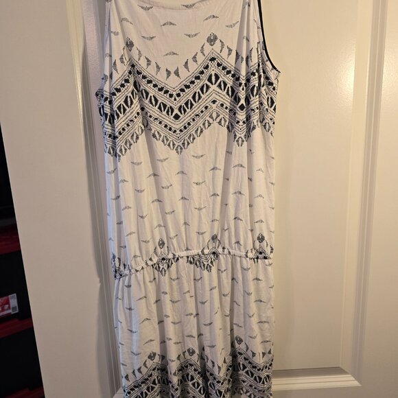 LASCANA FOR VENUS WOMENS CASUAL ROMPER SHORTS Small S Navy White Herringbone - Picture 10 of 13